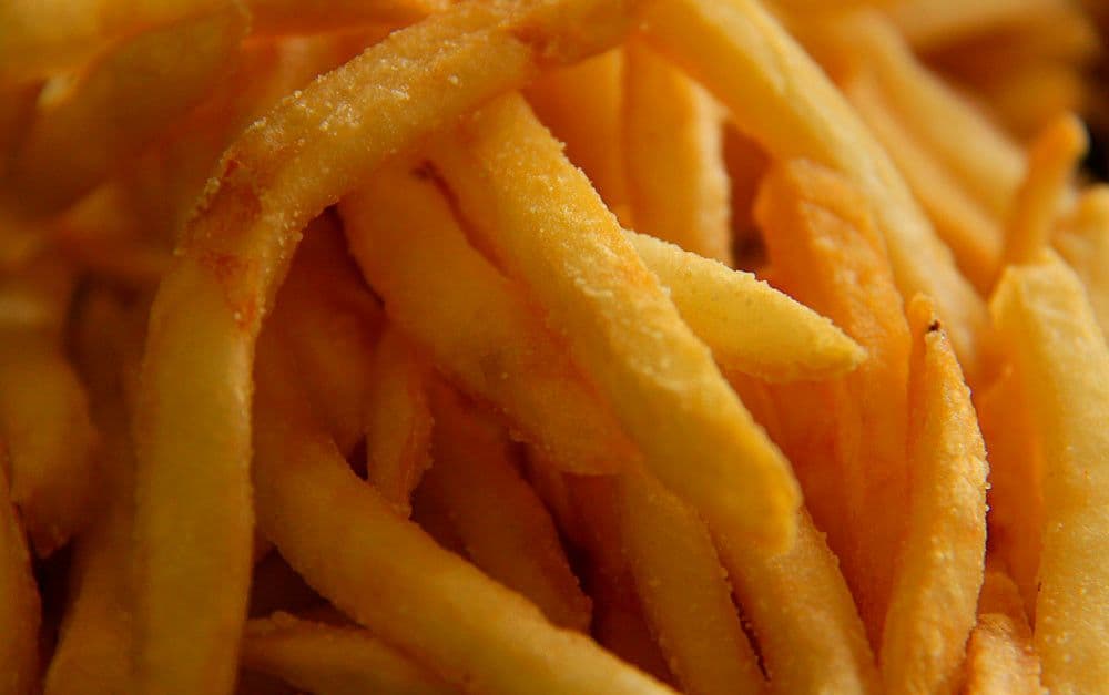Vers gebakken friet